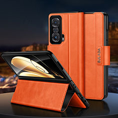 Handytasche Stand Schutzhülle Flip Leder Hülle SD1 für Huawei Honor Magic V 5G Orange