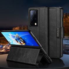 Handytasche Stand Schutzhülle Flip Leder Hülle SD1 für Huawei Mate X2 Schwarz