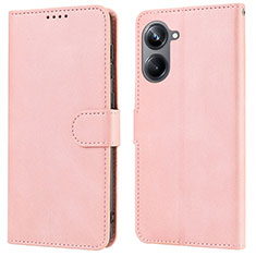 Handytasche Stand Schutzhülle Flip Leder Hülle SY1 für Realme 10 Pro 5G Rosa