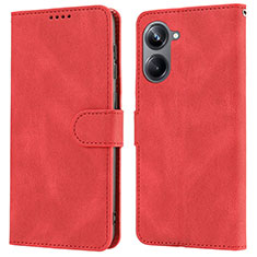 Handytasche Stand Schutzhülle Flip Leder Hülle SY1 für Realme 10 Pro 5G Rot