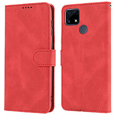 Handytasche Stand Schutzhülle Flip Leder Hülle SY1 für Realme 7i RMX2193 Rot