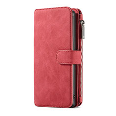 Handytasche Stand Schutzhülle Flip Leder Hülle T01 für Samsung Galaxy Note 10 Plus 5G Rot