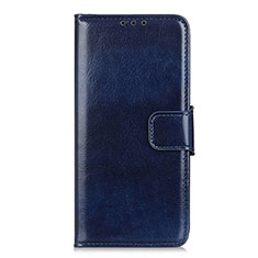 Handytasche Stand Schutzhülle Flip Leder Hülle T02 für Huawei Honor X10 5G Blau