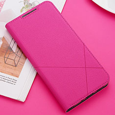 Handytasche Stand Schutzhülle Flip Leder Hülle T02 für Huawei Nova 5 Pink