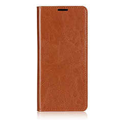 Handytasche Stand Schutzhülle Flip Leder Hülle T02 für Oppo Find X2 Pro Orange