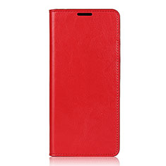 Handytasche Stand Schutzhülle Flip Leder Hülle T02 für Oppo Reno3 Pro Rot