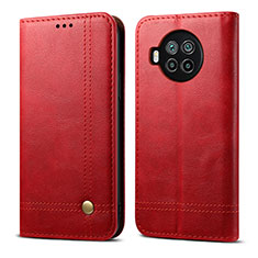 Handytasche Stand Schutzhülle Flip Leder Hülle T02 für Xiaomi Mi 10i 5G Rot