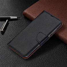 Handytasche Stand Schutzhülle Flip Leder Hülle T02 für Xiaomi Redmi 10X 4G Schwarz