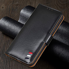 Handytasche Stand Schutzhülle Flip Leder Hülle T03 für Oppo A72 Schwarz