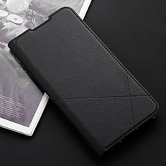 Handytasche Stand Schutzhülle Flip Leder Hülle T03 für Xiaomi Redmi Note 8 (2021) Schwarz
