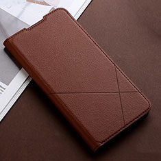 Handytasche Stand Schutzhülle Flip Leder Hülle T03 für Xiaomi Redmi Note 8 Braun