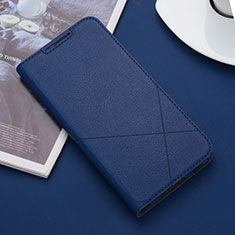 Handytasche Stand Schutzhülle Flip Leder Hülle T04 für Huawei P20 Lite (2019) Blau