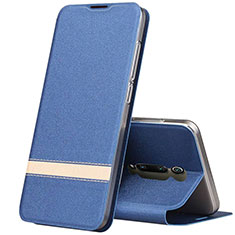 Handytasche Stand Schutzhülle Flip Leder Hülle T04 für Xiaomi Mi 9T Blau