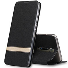 Handytasche Stand Schutzhülle Flip Leder Hülle T04 für Xiaomi Mi 9T Schwarz