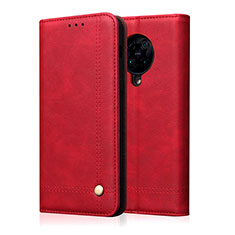 Handytasche Stand Schutzhülle Flip Leder Hülle T04 für Xiaomi Poco F2 Pro Rot