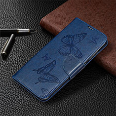 Handytasche Stand Schutzhülle Flip Leder Hülle T04 für Xiaomi Redmi 10X 4G Blau