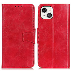 Handytasche Stand Schutzhülle Flip Leder Hülle T05 für Apple iPhone 13 Mini Rot