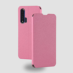 Handytasche Stand Schutzhülle Flip Leder Hülle T05 für Huawei Nova 6 Rosa