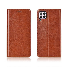 Handytasche Stand Schutzhülle Flip Leder Hülle T05 für Huawei P40 Lite Orange