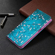 Handytasche Stand Schutzhülle Flip Leder Hülle T05 für Xiaomi Mi 10T Lite 5G Hellblau