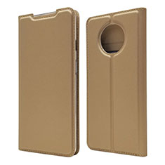 Handytasche Stand Schutzhülle Flip Leder Hülle T06 für OnePlus 7T Gold