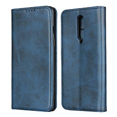 Handytasche Stand Schutzhülle Flip Leder Hülle T06 für OnePlus 8 Blau