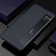 Handytasche Stand Schutzhülle Flip Leder Hülle T06 für Samsung Galaxy Note 10 5G Blau