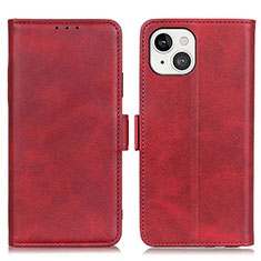 Handytasche Stand Schutzhülle Flip Leder Hülle T07 für Apple iPhone 13 Rot