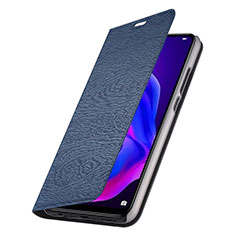 Handytasche Stand Schutzhülle Flip Leder Hülle T07 für Huawei P20 Lite (2019) Blau