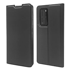 Handytasche Stand Schutzhülle Flip Leder Hülle T07 für Huawei P40 Pro Schwarz