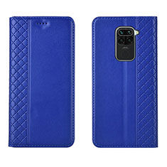 Handytasche Stand Schutzhülle Flip Leder Hülle T07 für Xiaomi Redmi 10X 4G Blau