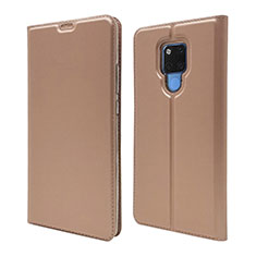 Handytasche Stand Schutzhülle Flip Leder Hülle T08 für Huawei Mate 20 X 5G Rosegold