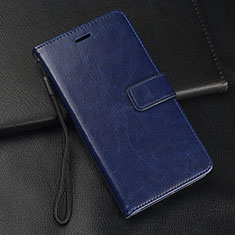 Handytasche Stand Schutzhülle Flip Leder Hülle T08 für Huawei P20 Lite (2019) Blau