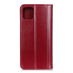 Handytasche Stand Schutzhülle Flip Leder Hülle T08 für Xiaomi Mi 11 5G Rot