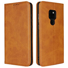 Handytasche Stand Schutzhülle Flip Leder Hülle T09 für Huawei Mate 20 X 5G Orange