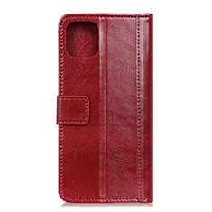 Handytasche Stand Schutzhülle Flip Leder Hülle T09 für Xiaomi Mi 11 Lite 5G Rot