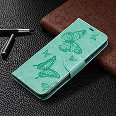 Handytasche Stand Schutzhülle Flip Leder Hülle T09 für Xiaomi Redmi 9i Minzgrün