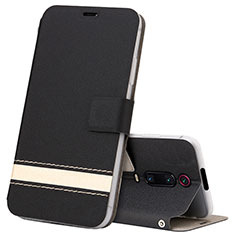 Handytasche Stand Schutzhülle Flip Leder Hülle T09 für Xiaomi Redmi K20 Pro Schwarz