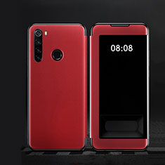 Handytasche Stand Schutzhülle Flip Leder Hülle T09 für Xiaomi Redmi Note 8T Rot
