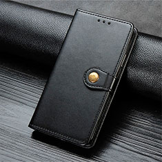 Handytasche Stand Schutzhülle Flip Leder Hülle T10 für Oppo F15 Schwarz