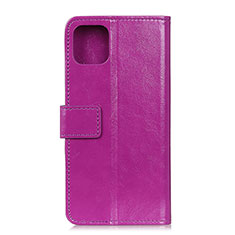 Handytasche Stand Schutzhülle Flip Leder Hülle T10 für Xiaomi Mi 11 Lite 4G Violett