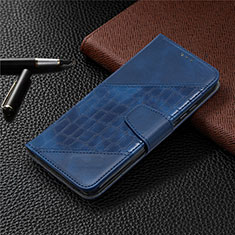 Handytasche Stand Schutzhülle Flip Leder Hülle T10 für Xiaomi Redmi 9A Blau