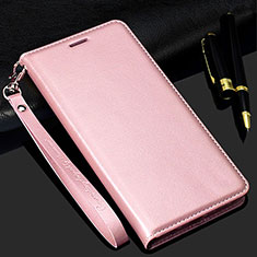 Handytasche Stand Schutzhülle Flip Leder Hülle T11 für Samsung Galaxy Note 20 5G Rosegold