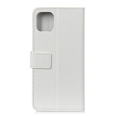 Handytasche Stand Schutzhülle Flip Leder Hülle T12 für Xiaomi Mi 11 5G Weiß
