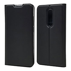 Handytasche Stand Schutzhülle Flip Leder Hülle T12 für Xiaomi Mi 9T Pro Schwarz