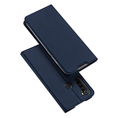 Handytasche Stand Schutzhülle Flip Leder Hülle T12 für Xiaomi Redmi Note 8 Blau