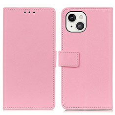 Handytasche Stand Schutzhülle Flip Leder Hülle T14 für Apple iPhone 13 Rosa