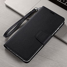 Handytasche Stand Schutzhülle Flip Leder Hülle T15 für Xiaomi Mi Note 10 Schwarz