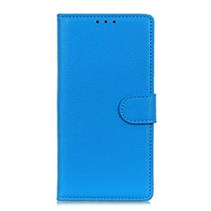 Handytasche Stand Schutzhülle Flip Leder Hülle T16 für Samsung Galaxy Note 20 5G Hellblau