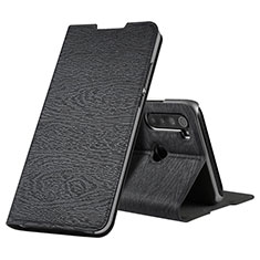Handytasche Stand Schutzhülle Flip Leder Hülle T17 für Xiaomi Redmi Note 8 Schwarz